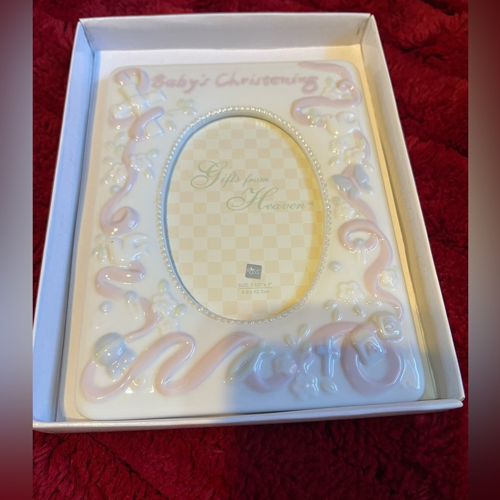 Beautiful Girl Christening Frame by Russ(new)